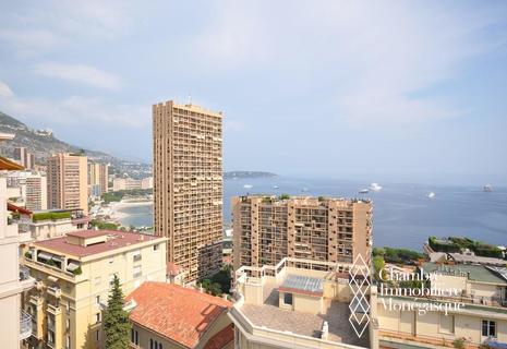 Refurbished penthouse with panoramic sea view