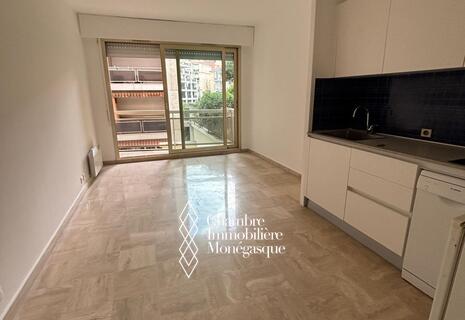 Large studio with balcony
