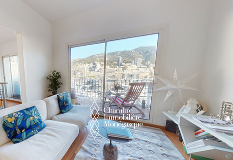 3-room apartment with cellar – Quai Antoine Ier – View of Port Hercules and Monte-Carlo