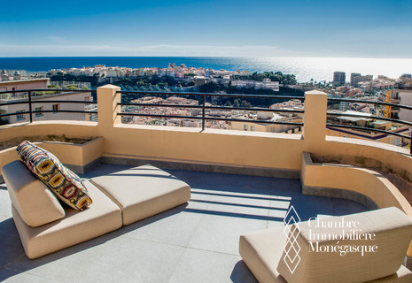 Superb duplex-penthouse overlooking the Principality
