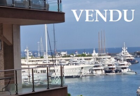 SOLD - RESIDENCE BRISTOL - Furnished studio with large terrace with partial view Port -