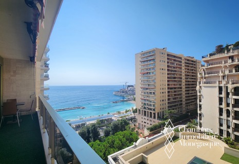 2 Rooms - above the beaches of Larvotto - Vallespir - building with concierge