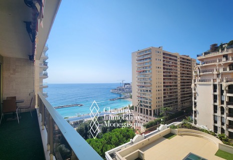 2 Rooms - above the beaches of Larvotto - Vallespir - building with concierge