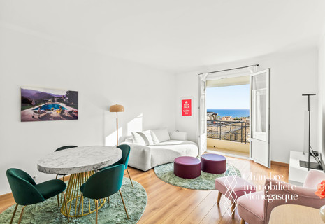 Le Massena: Bel Appartement 2 Pièces Bourgeois avec Vue Mer au Cœur de Monte-Carlo