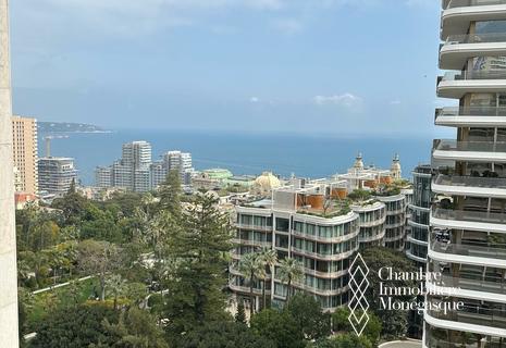 Magnificent one bedroom-apartment with sea and Casino garden  views in the heart of Carré d'or