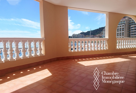 2 ROOMS WITH BREATHTAKING VIEWS OF THE SEA AND THE PORT OF CAP D'AIL