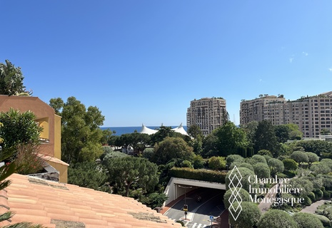 Large top floor two-bedroom apartment in the Donatello with views.
