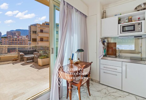 Château Amiral: Studio avec Belle Terrasse et Vue Mer