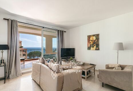 Vente Exclusivité appartement 2 pièces vue mer parking Monaco Fontvieille