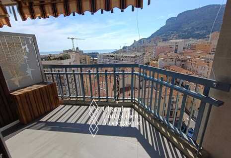 MONTE CARLO / 2 PIECES RENOVE / VUE MER