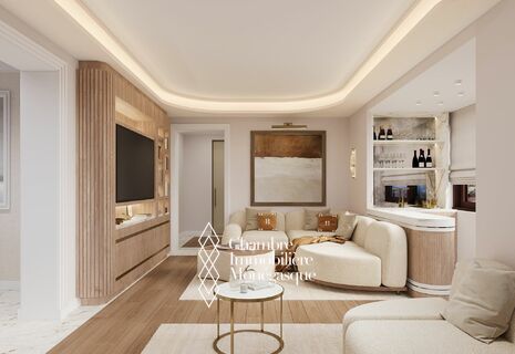 RIVIERA PALACE : 4/5 ROOMS - LUXURIOUS RENOVATION - SEA VIEW TERRACE