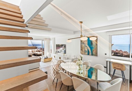 Le Bettina: Duplex Penthouse with Private Pool and Panoramic View of the Principality