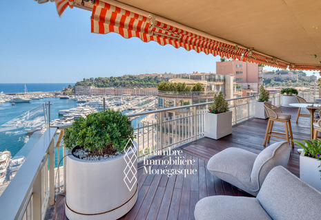 LE PANORAMA : Appartement d’exception avec vue panoramique sur le Port de Monaco et le Circuit de F1