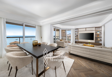 3/4 Pièces Rénové avec Vue Mer – Monte Carlo Sun