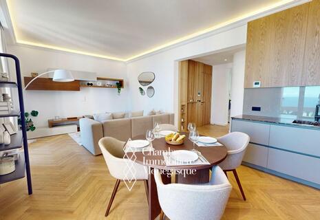 Magnifique 3 pièces rénové avec vue mer