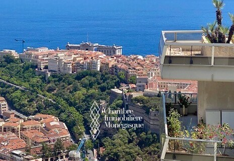 Grand appartement de 4 pièces avec vue panoramique sur Monaco
