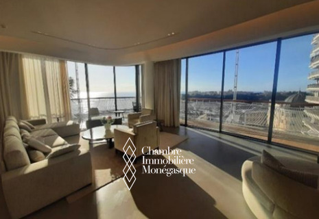 5 Pièces Luxueusement Meublés avec Vue Mer et Parking