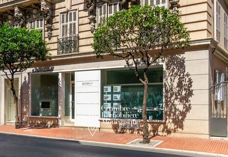 Rue Grimaldi: Murs Commerciaux avec Grandes Vitrines