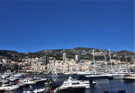 3-room apartment with cellar – Front of Quai Antoine I – Port Hercule view