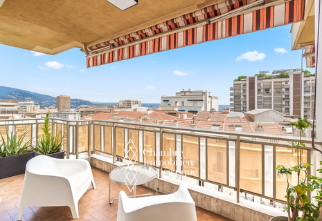 Renovated 2-Bedroom Apartment with Terraces and Open Views, Steps from the Carré d'Or