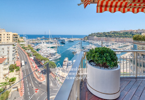 LE PANORAMA : Appartement d’exception avec vue panoramique sur le Port de Monaco et le Circuit de F1