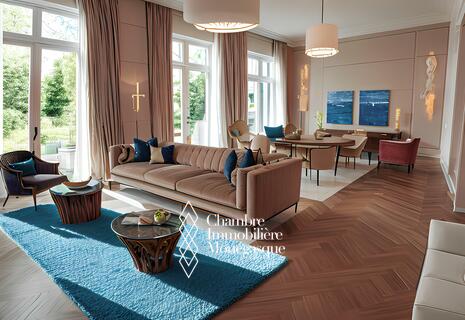 Monte Carlo: grand bourgeois familial en rez-de-villa