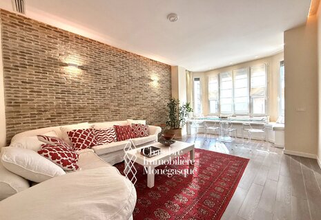 MONACO APARTMENT FOR SALE — Elegant 4-room in period building wi