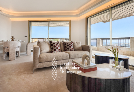 Magnifique appartement de 3 pièces, rénové et meublé, avec vue panoramique