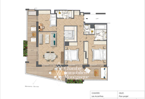 LES ACANTHES - 4 Pièces