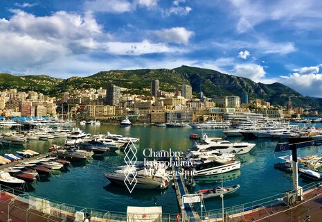 MONACO PORT HERCULE RUSCINO 4 PIECES AVEC UNE VUE SUR LE PORT