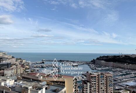 Superbe 3 pièces avec vue panoramique sur le Port de Monaco