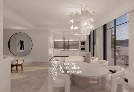Duplex rénové luxueusement – Résidence Ambassador, Boulevard des Moulins