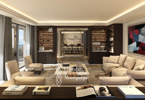 LE PARADIS DE MONACO, FRONT DE MER, VUE SUR LE CAP FERRAT - 475 M²