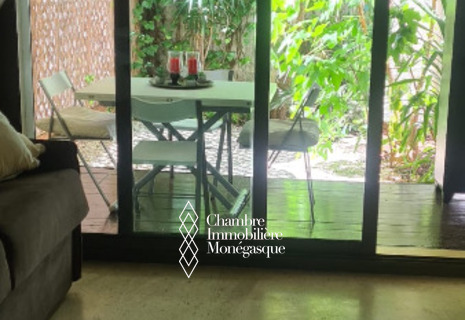 À LOUER – MONACO MONEGHETTI | STUDIO AVEC JARDIN PRIVATIF