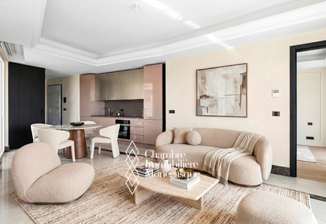 Exclusivité Vente 2 pièces neuf avec balcon et parking Villa Ninetta Moneghetti Monaco