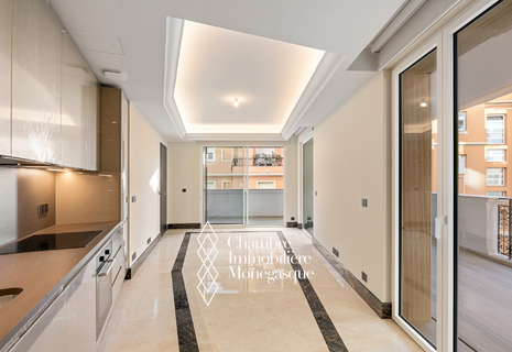 Exclusivité Vente 2 pièces neuf avec balcon et parking Villa Ninetta Moneghetti Monaco