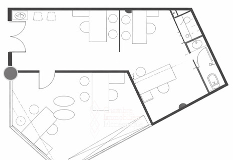 Ufficio piacevole nel centro commerciale