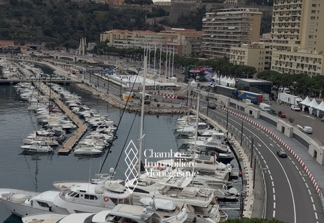 RARE 3 PIECES SUR LE PORT AVEC VUE MER