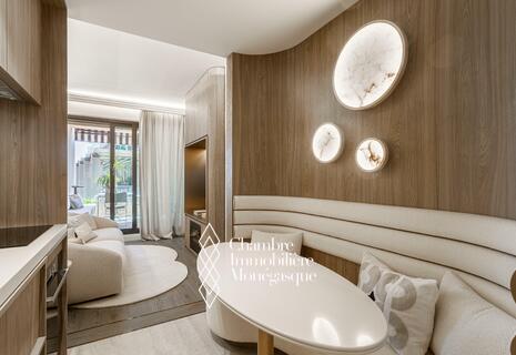 ÉLÉGANT STUDIO MEUBLÉ AVEC TERRASSE VUE MER