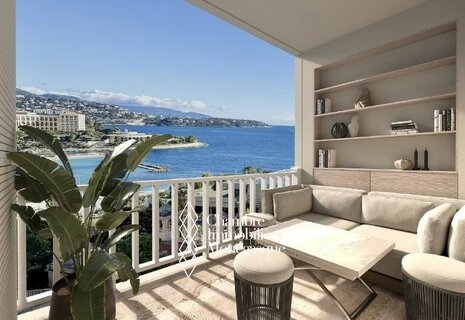 GRANDE BRETAGNE - Monte-Carlo - 4 Pièces Rénové - Vue Mer