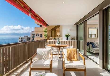 Exclusivité - MIRABEAU - LUXUEUX 2 PIECES MEUBLE - Vue panoramique sur la mer
