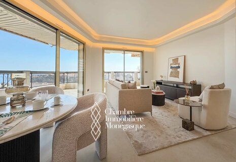 Beverly Palace - Luxueux 3 Pièces - Vue panoramique sur le port et sur le Rocher