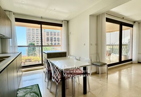 Monte-Carlo Sun – Élégant 3 pièces avec vue mer et terrasses