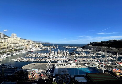 Appartamento con una camera da letto su un piano alto con vista sul mare al porto al Palais Héraclès