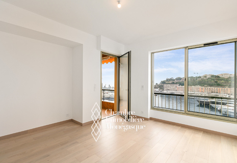 Locazione Esclusiva di 2 locali ristrutturato con vista mare Montecarlo Porto