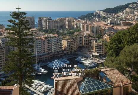 FONTVIEILLE: Exceptional duplex with private pool and panoramic harbour views
