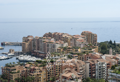 Duplex with pool and panoramic view of the port