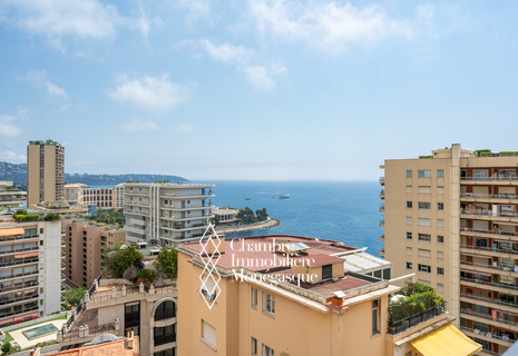 Monaco - La Rousse - Appartement 2 Pièces- vue mer