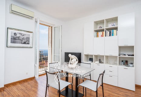 Monaco - La Rousse - Appartement 2 Pièces- vue mer