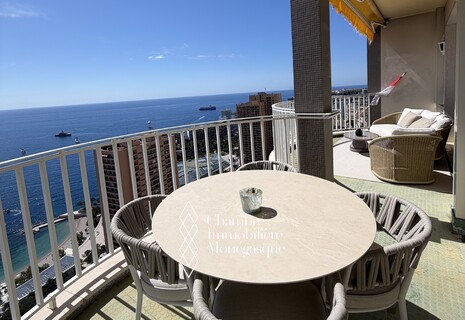 Les Abeilles – A beautiful flat on a high floor – Stunning sea views